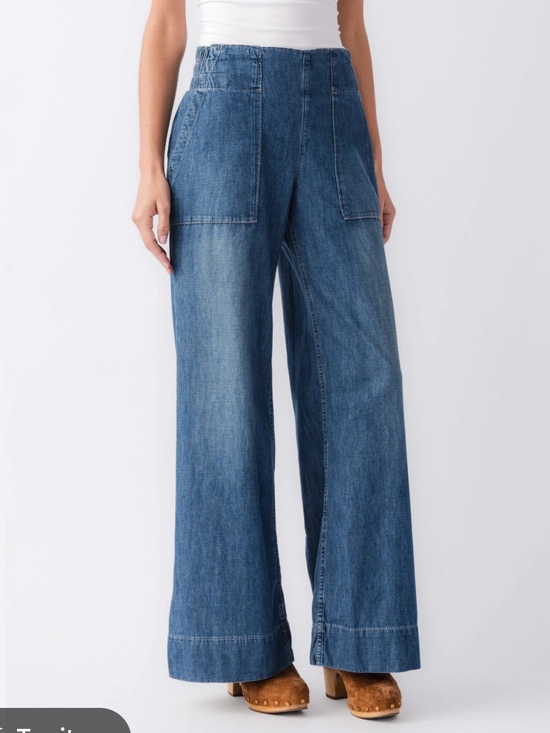 Free People Denim - Free People - We The Free High-Rise Wide Leg Denim Jeans | S